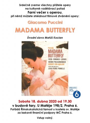 Farní večer s operou - Madama Butterfly