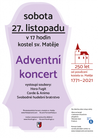 Pozvánka na Adventní koncert 2021